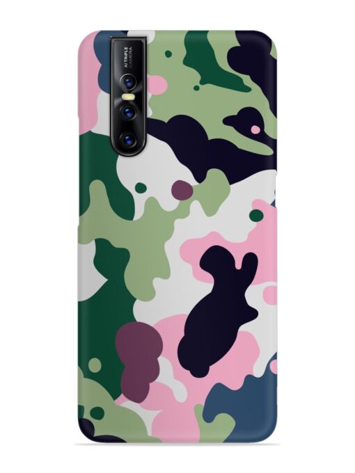 Seamless Funky Camouflage Snap Case for Vivo V15 Pro Zapvi