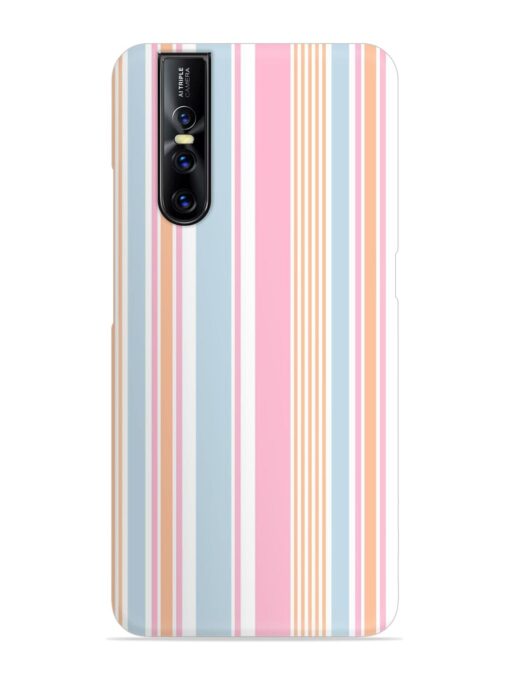 Stripe Seamless Pattern Snap Case for Vivo V15 Pro Zapvi