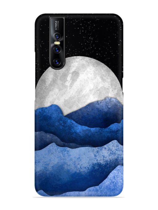 Full Moon Mountain Vector Snap Case for Vivo V15 Pro Zapvi