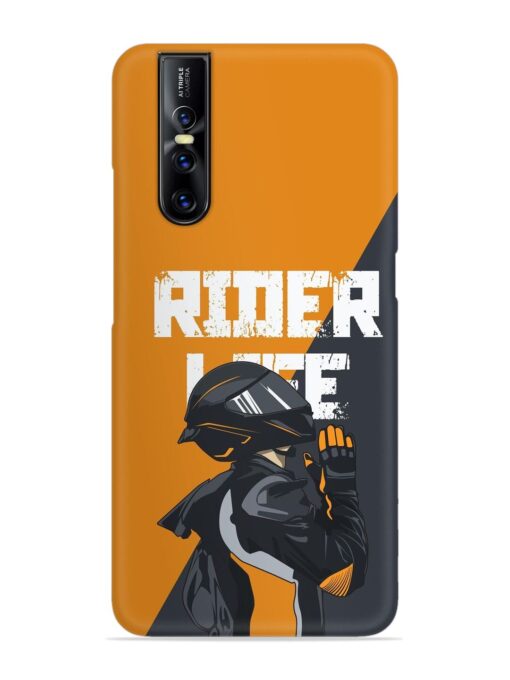 Rider Life Snap Case for Vivo V15 Pro Zapvi