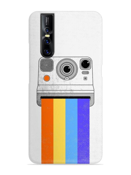 Retro Camera Art Snap Case for Vivo V15 Pro Zapvi