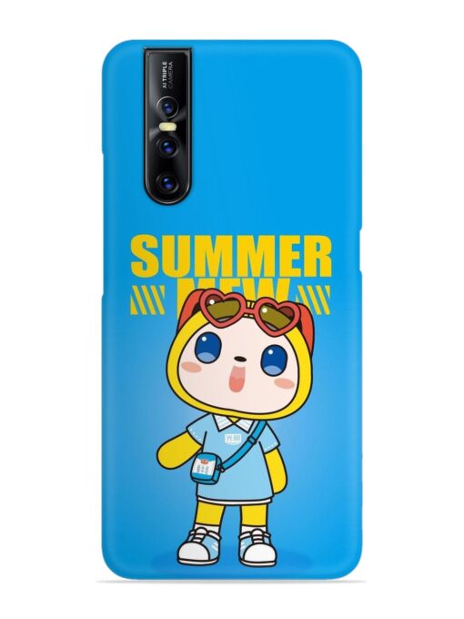 Summer Mew Cartoon Snap Case for Vivo V15 Pro Zapvi