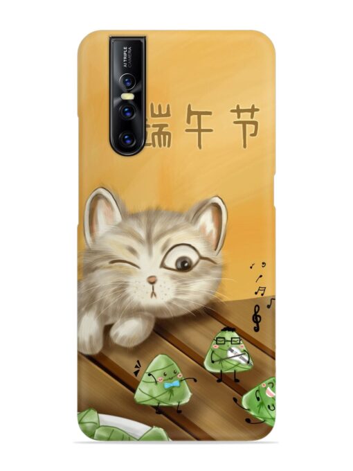 Cat Scorpion Dancing Snap Case for Vivo V15 Pro Zapvi