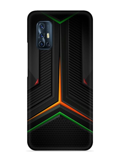 Orange Triangle Light Snap Case for Vivo V17 Zapvi