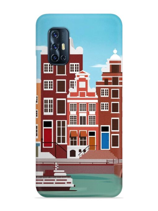 Scenery Architecture Amsterdam Landscape Snap Case for Vivo V17 Zapvi