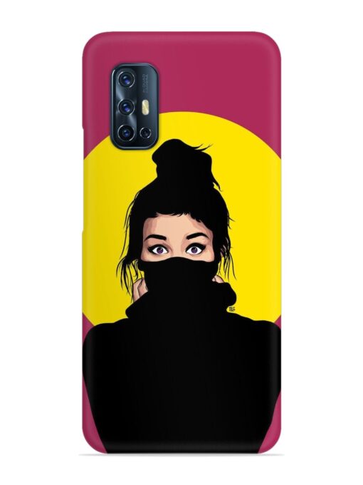 Girly Vector Snap Case for Vivo V17 Zapvi