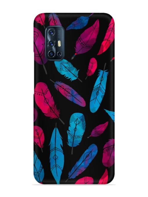 Feather Art Snap Case for Vivo V17 Zapvi