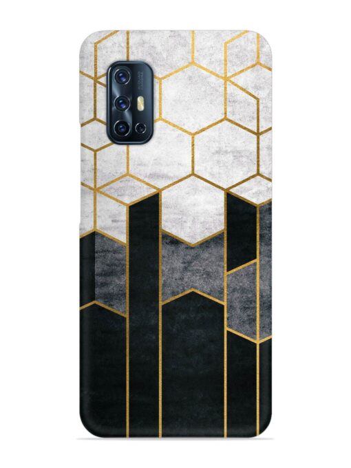 Cube Marble Art Snap Case for Vivo V17 Zapvi