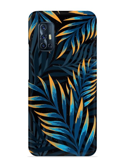 Abstract Leaf Art Snap Case for Vivo V17 Zapvi