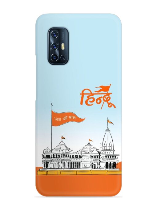 Ram Mandir Hindu Snap Case for Vivo V17 Zapvi