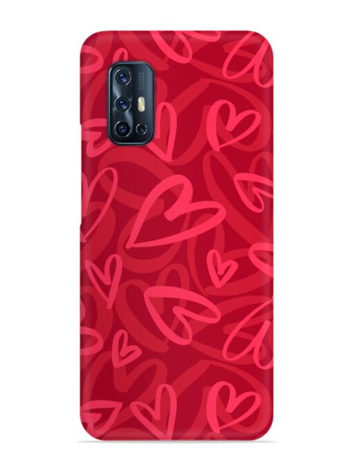 Seamless Romantic Pattern Snap Case for Vivo V17 Zapvi