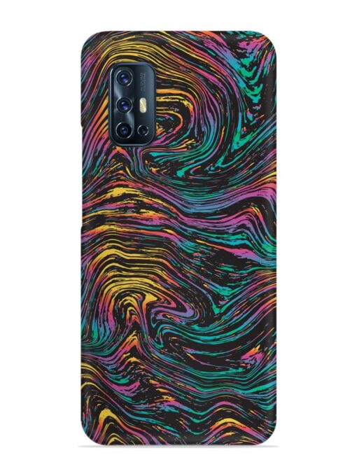 Abstract Liquid Colors Snap Case for Vivo V17 Zapvi