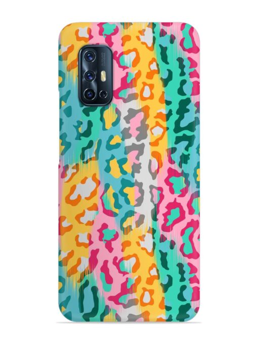 Seamless Vector Colorful Snap Case for Vivo V17 Zapvi