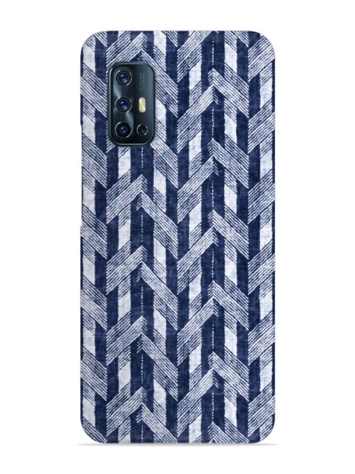 Abstract Herringbone Motif Snap Case for Vivo V17 Zapvi