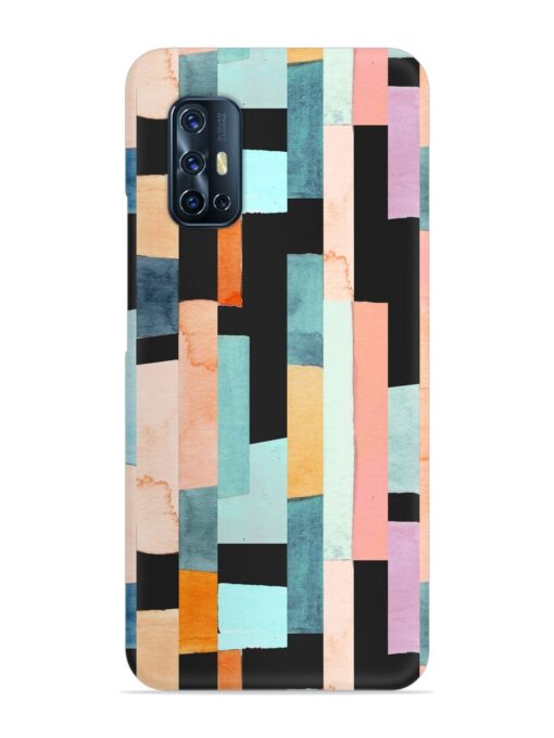 Geometric Seamless Pattern Snap Case for Vivo V17 Zapvi