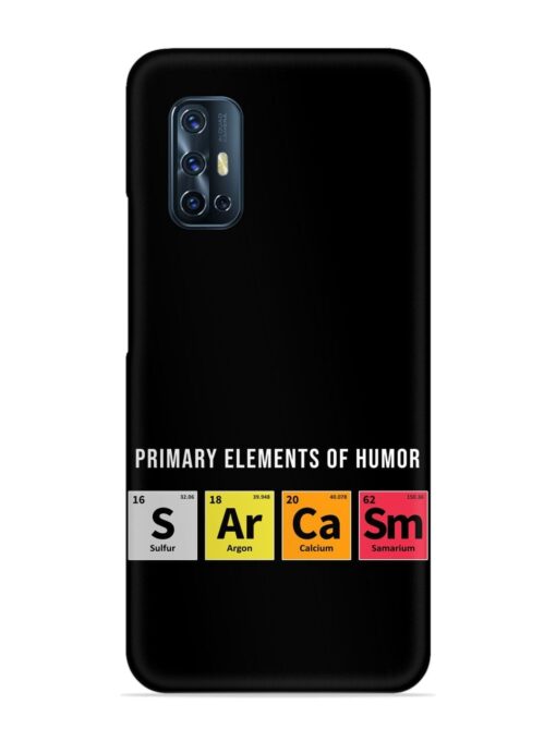 Primary Elements Humor Snap Case for Vivo V17 Zapvi