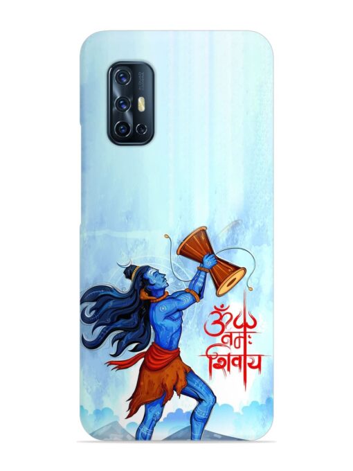 Illustration Lord Shiva Snap Case for Vivo V17 Zapvi