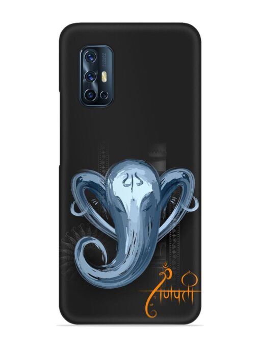 Illustration Lord Ganpati Snap Case for Vivo V17 Zapvi