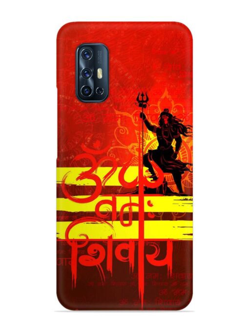 Illustration Lord Shiva Snap Case for Vivo V17 Zapvi