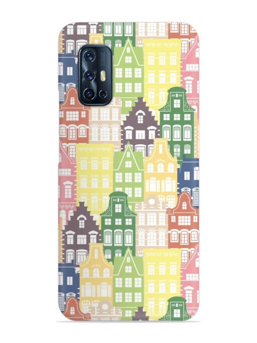 Seamless Shapes Pattern Snap Case for Vivo V17 Zapvi