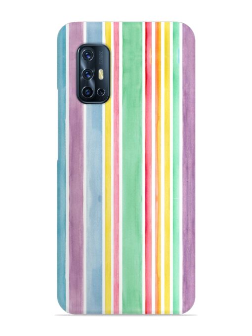 Hand Drawn Watercolor Snap Case for Vivo V17 Zapvi