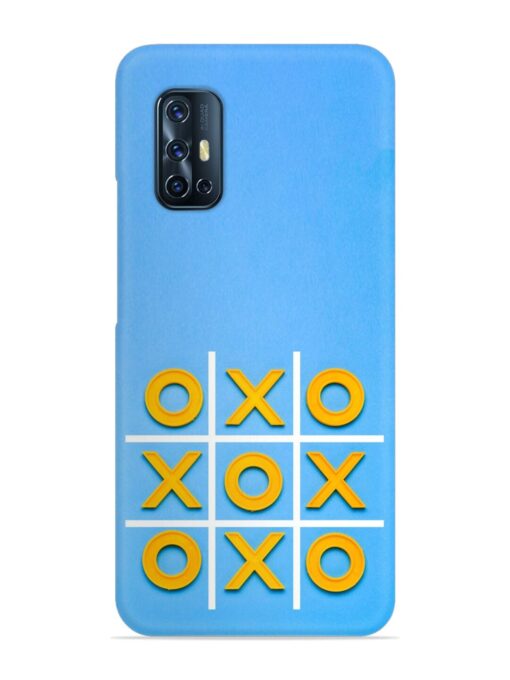 Yellow Plastic Crosses Snap Case for Vivo V17 Zapvi