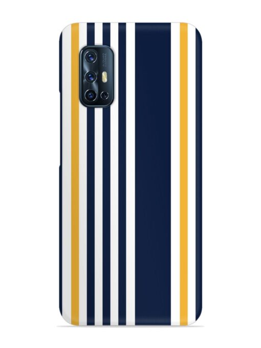 Seamless Stripe Pattern Snap Case for Vivo V17 Zapvi