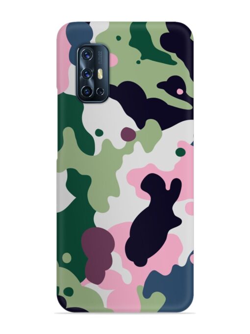 Seamless Funky Camouflage Snap Case for Vivo V17 Zapvi