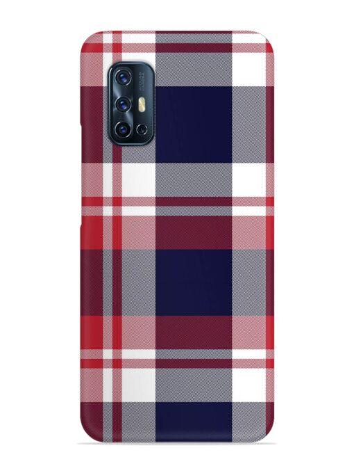 Classic Plaid Tartan Snap Case for Vivo V17 Zapvi