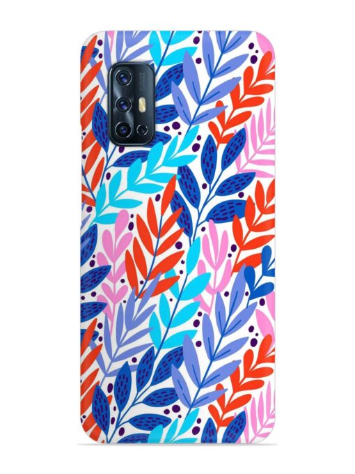 Bright Floral Tropical Snap Case for Vivo V17 Zapvi