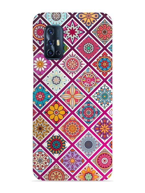 Seamless Tile Pattern Snap Case for Vivo V17 Zapvi