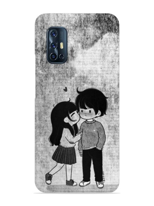 Couple Love Highlights Snap Case for Vivo V17 Zapvi