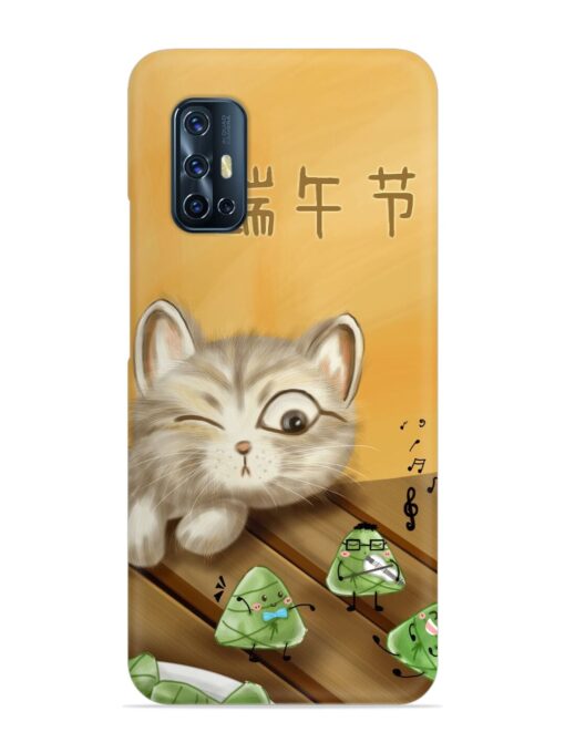 Cat Scorpion Dancing Snap Case for Vivo V17 Zapvi