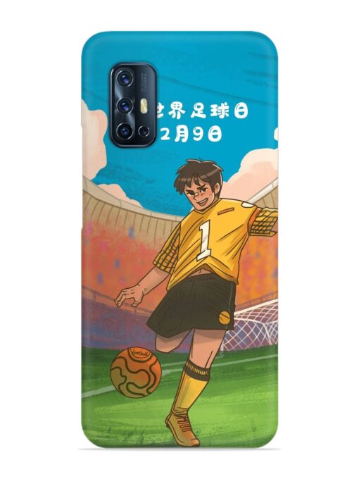 Soccer Kick Snap Case for Vivo V17 Zapvi