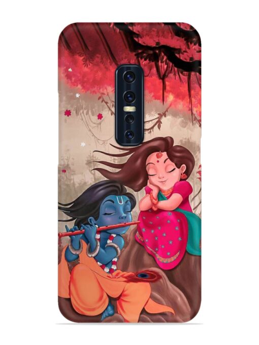 Radhe Krishna Water Art Snap Case for Vivo V17 Pro Zapvi