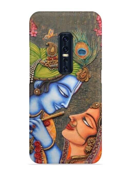 Lord Radha Krishna Flute Art Snap Case for Vivo V17 Pro Zapvi