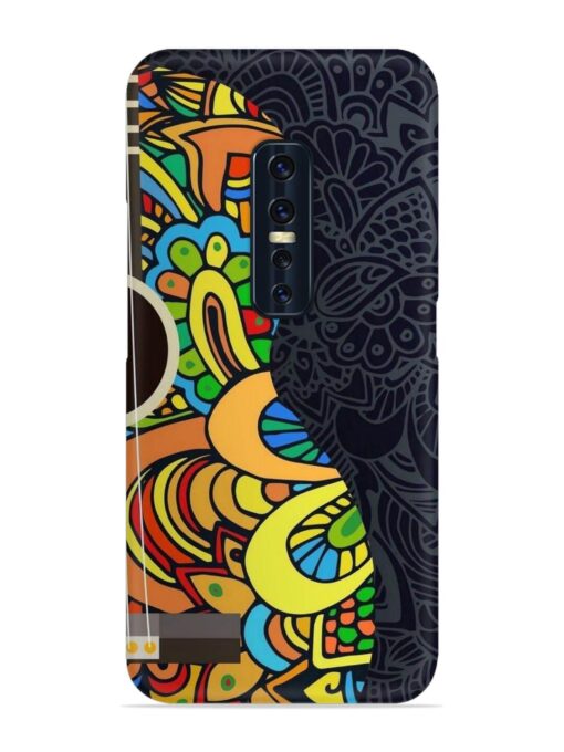 Guitar Vector Art Snap Case for Vivo V17 Pro Zapvi