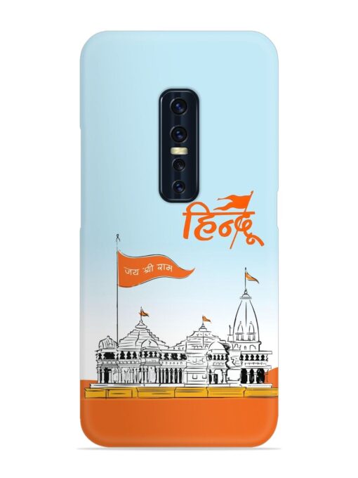 Ram Mandir Hindu Snap Case for Vivo V17 Pro