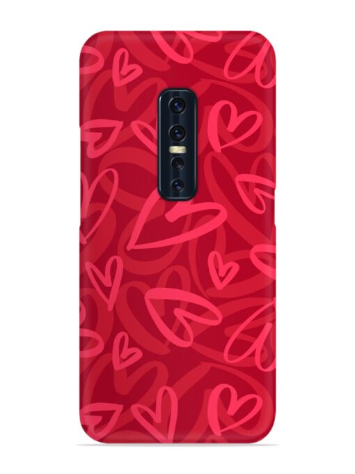 Seamless Romantic Pattern Snap Case for Vivo V17 Pro