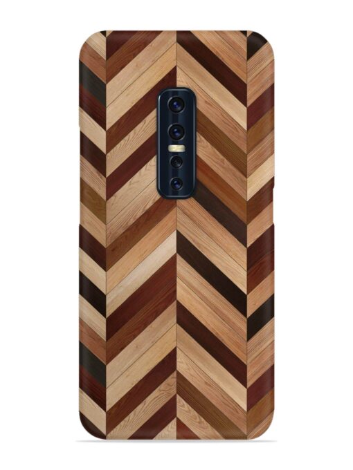 Seamless Wood Parquet Snap Case for Vivo V17 Pro