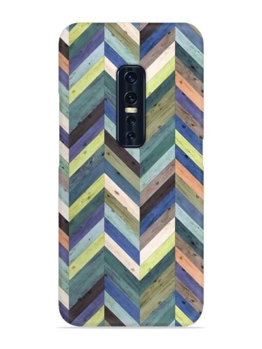 Chevron Random Color Snap Case for Vivo V17 Pro Zapvi