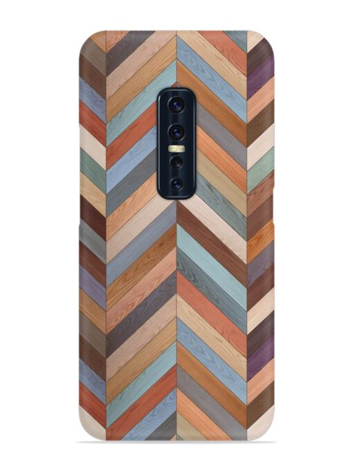 Seamless Wood Parquet Snap Case for Vivo V17 Pro