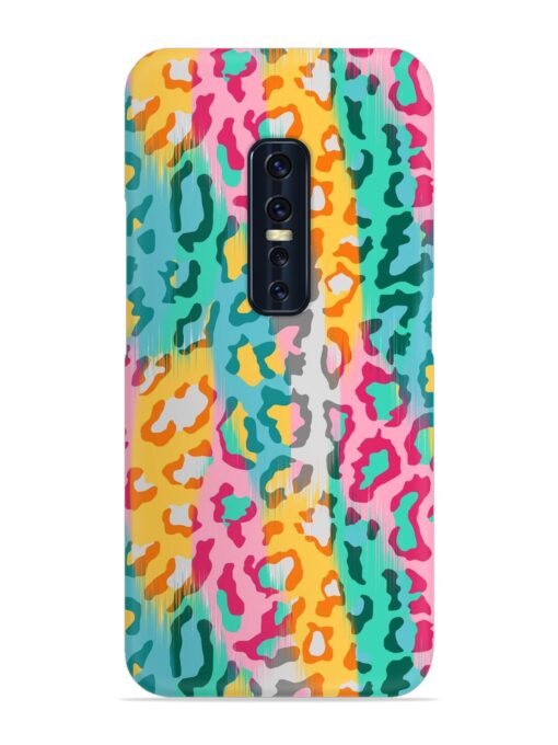 Seamless Vector Colorful Snap Case for Vivo V17 Pro Zapvi