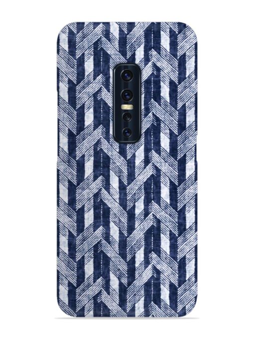 Abstract Herringbone Motif Snap Case for Vivo V17 Pro Zapvi