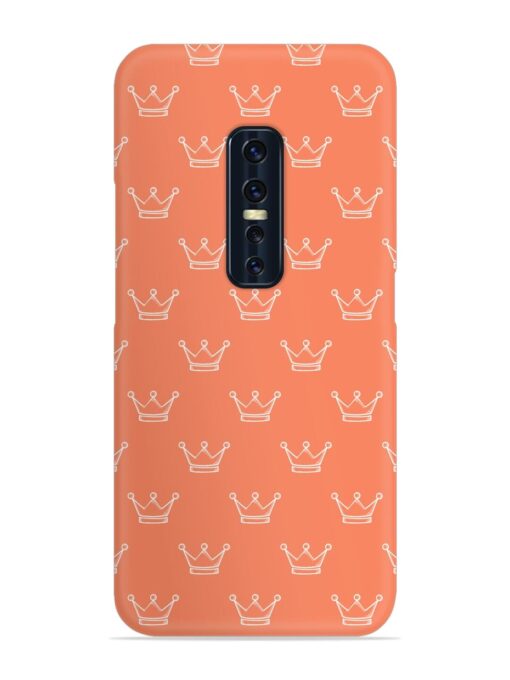 Hand Drawn Crown Snap Case for Vivo V17 Pro Zapvi