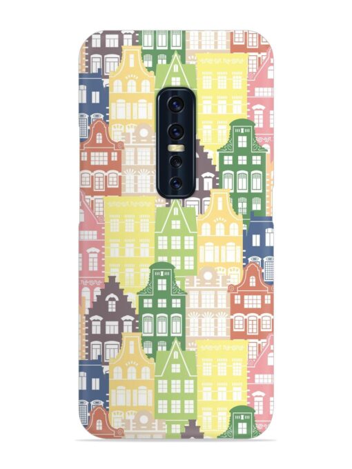 Seamless Shapes Pattern Snap Case for Vivo V17 Pro Zapvi