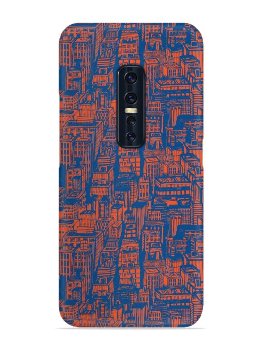 Hand Drawn Seamless Snap Case for Vivo V17 Pro Zapvi