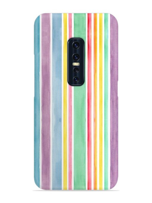 Hand Drawn Watercolor Snap Case for Vivo V17 Pro