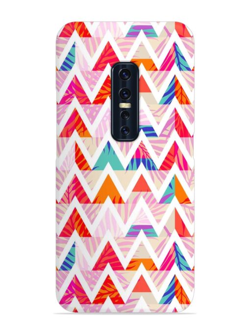 Abstract Triangle Background Snap Case for Vivo V17 Pro Zapvi