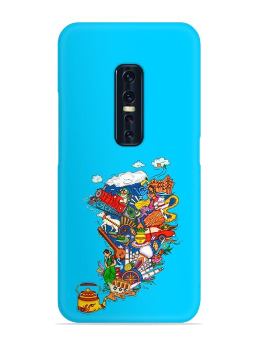 Vector Design Indian Snap Case for Vivo V17 Pro Zapvi